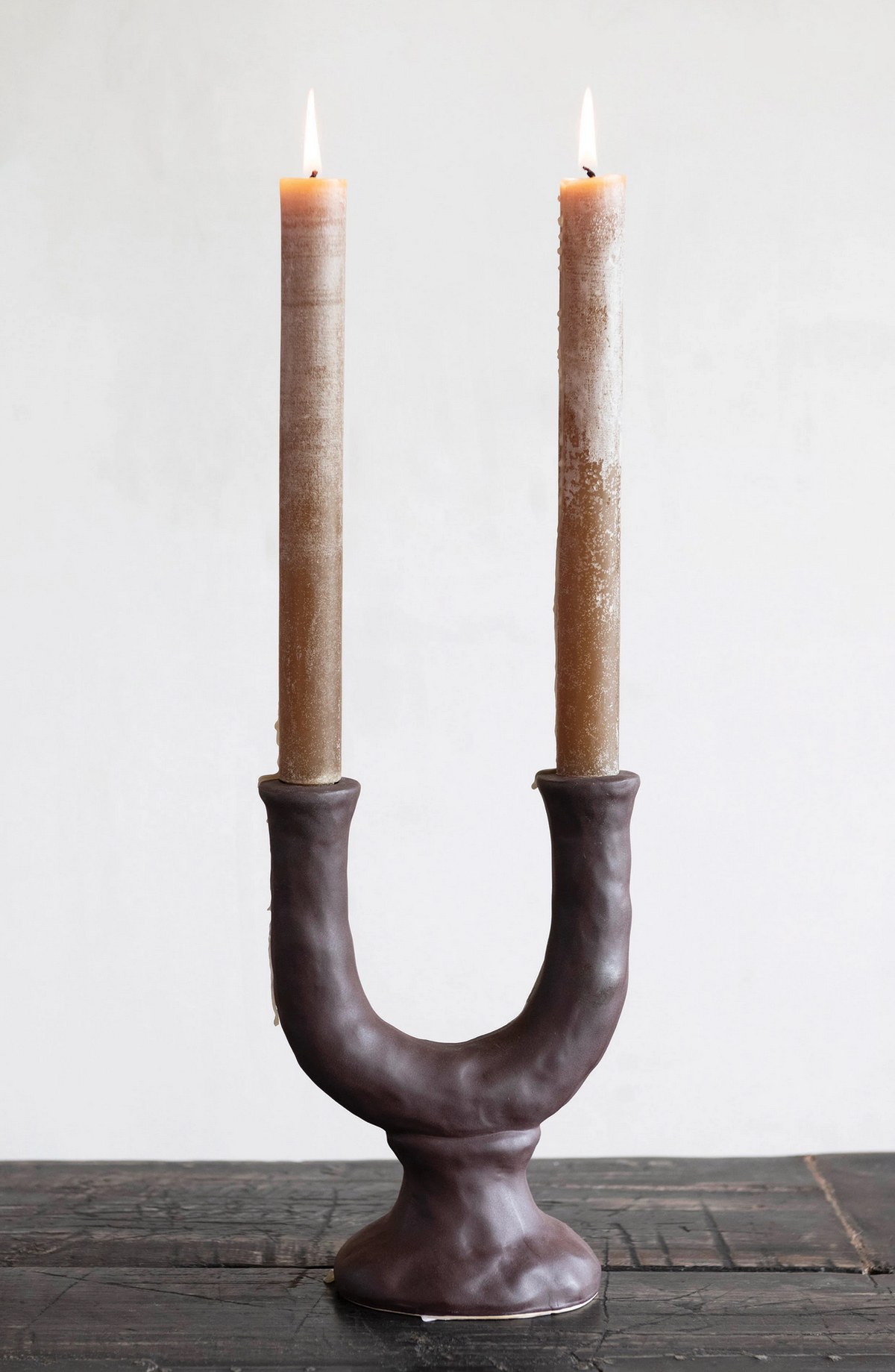 Stoneware Taper Holder — alternate view 2