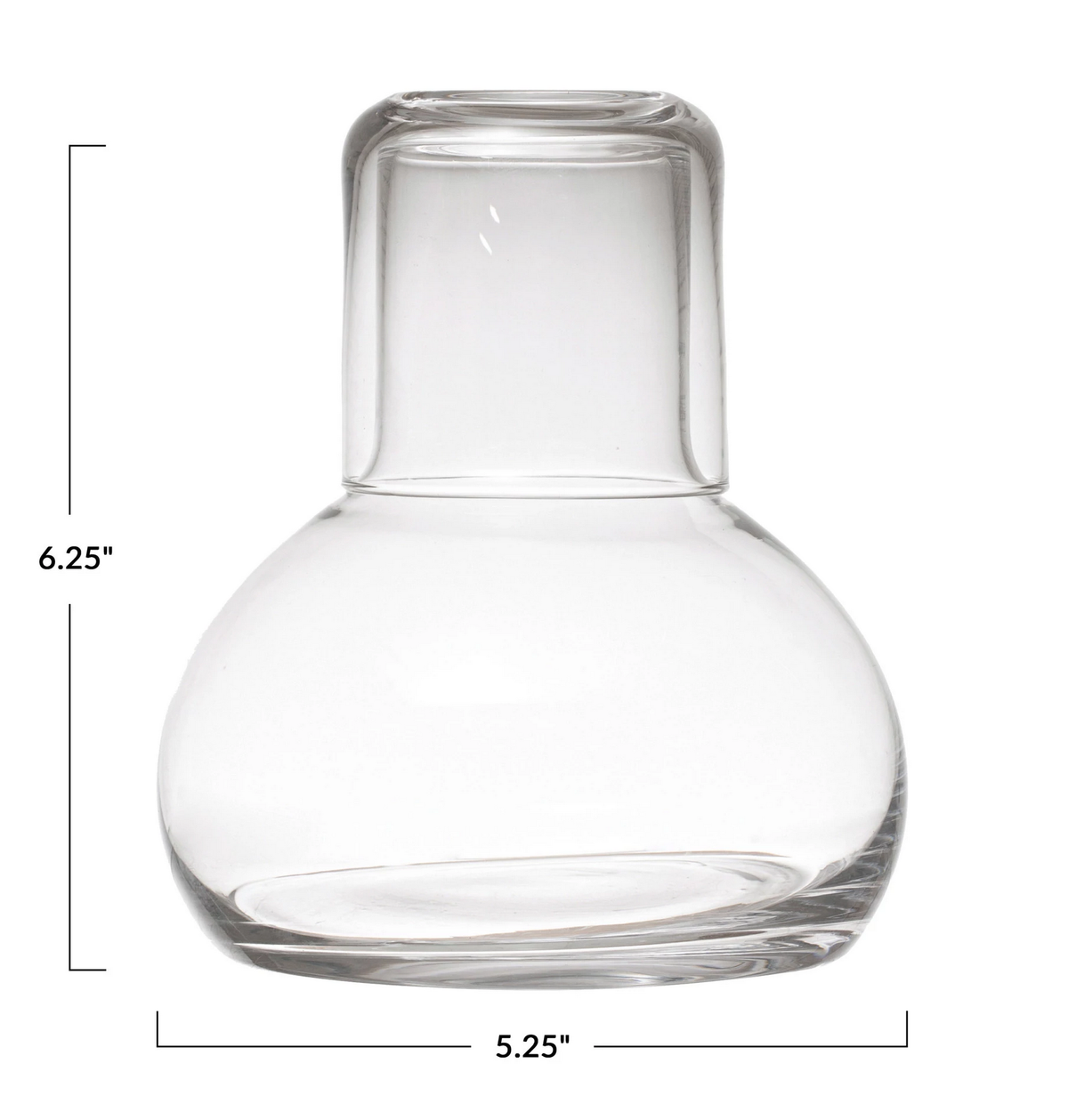 Glass Carafe with Glass — alternate view 2