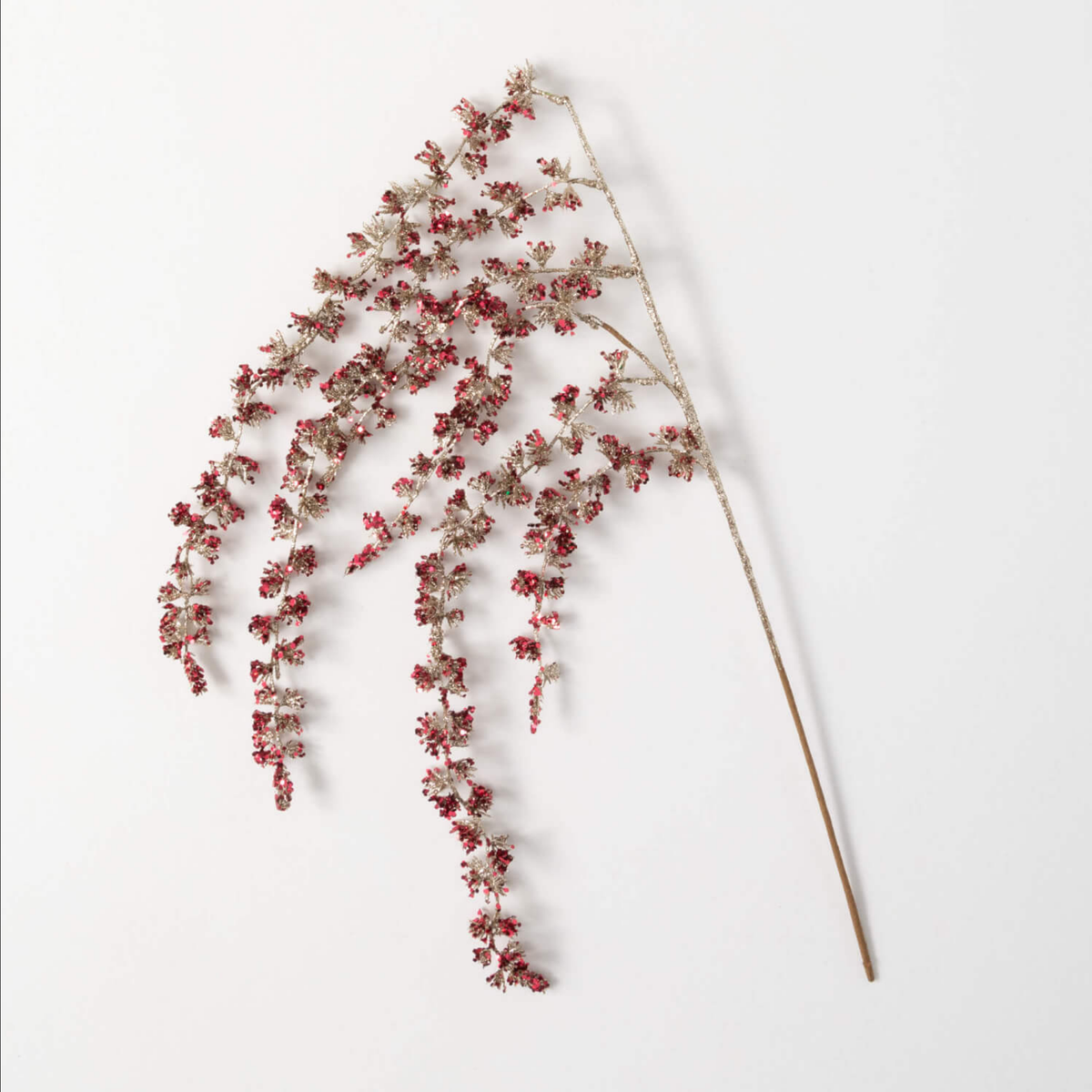 Crimson Glittered Drop Spray — alternate view 2