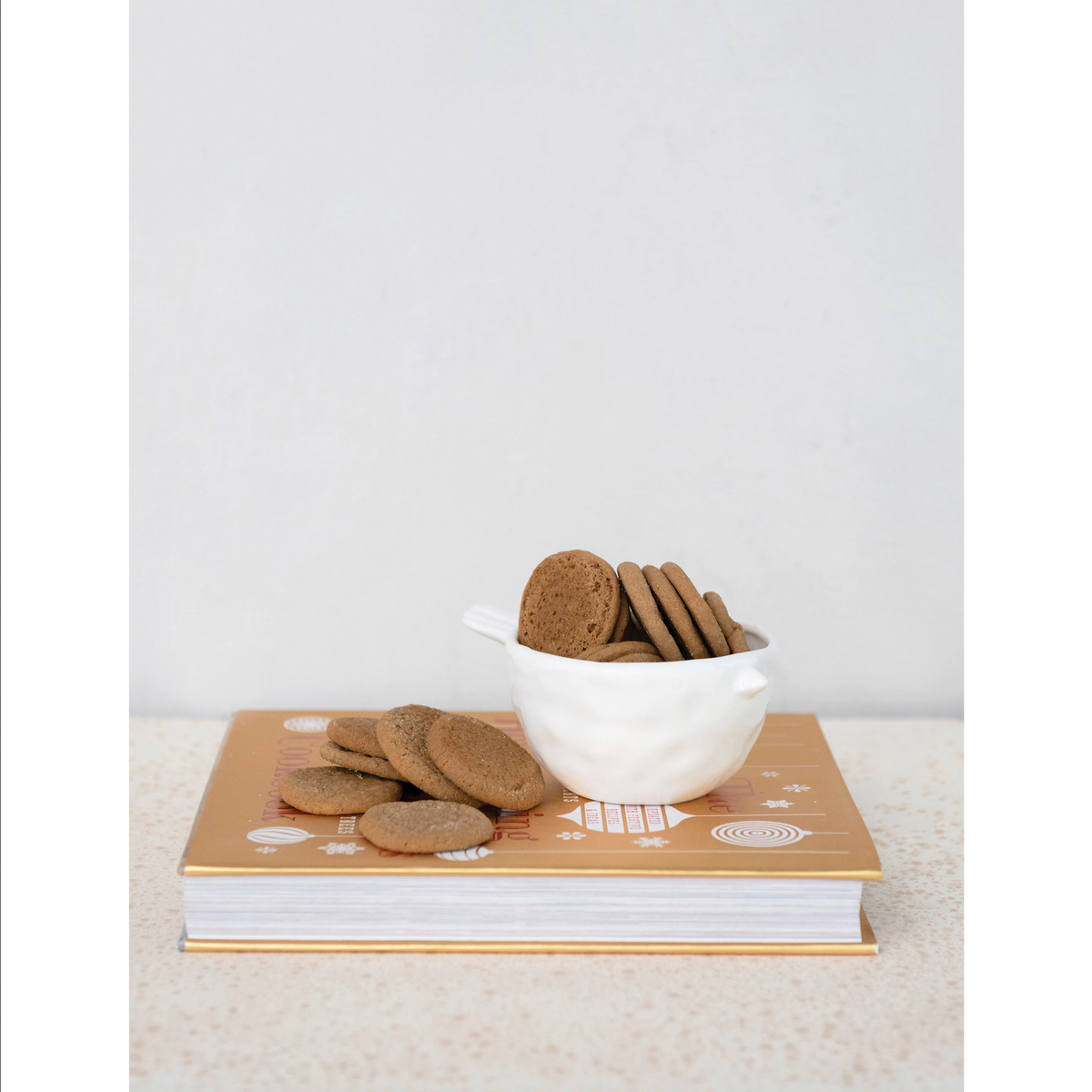 Stoneware Bird Shaped Bowl, White — alternate view 2