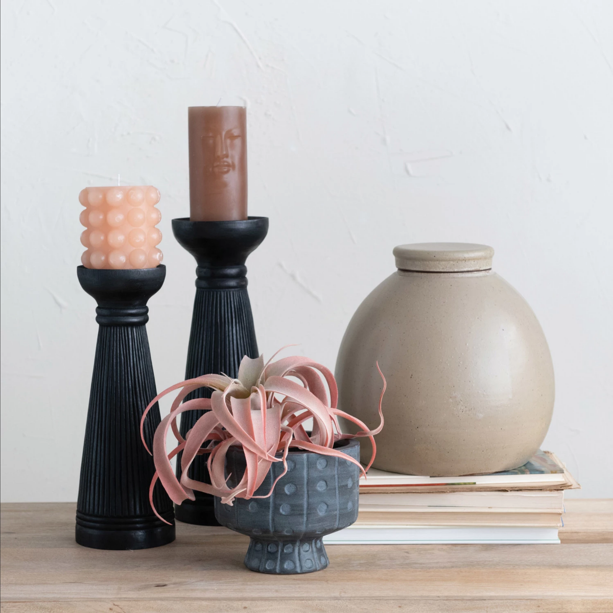 Decorative Stoneware Ginger Jar — alternate view 2