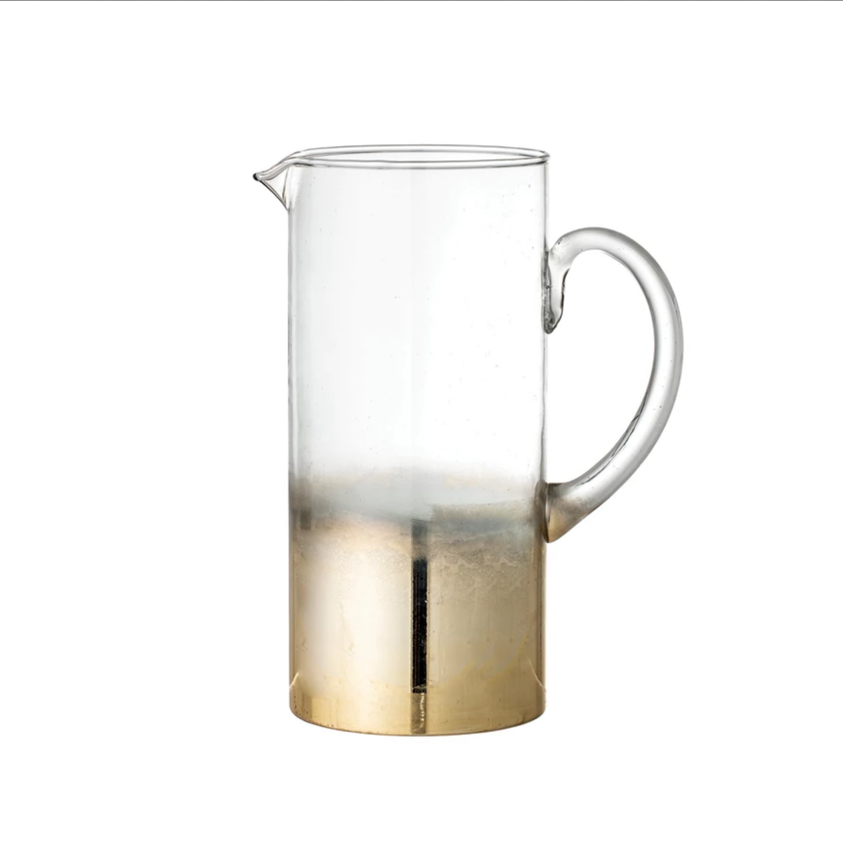 Glass Pitcher , Gold Ombre — alternate view 2