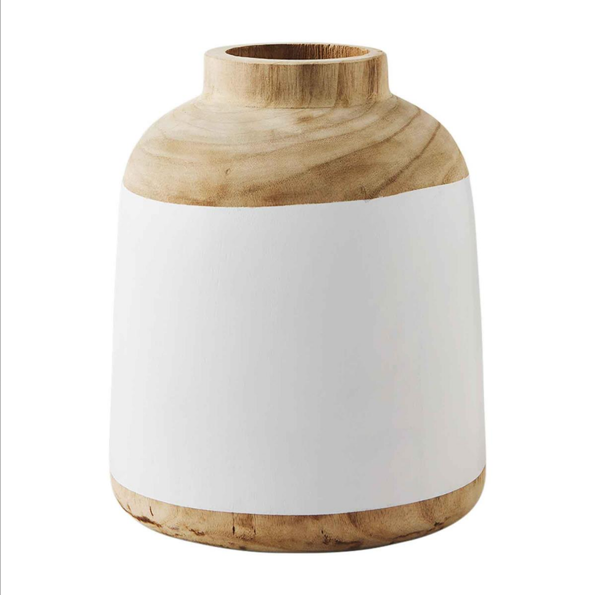 Natural/White Two-Tone Vase — alternate view 2
