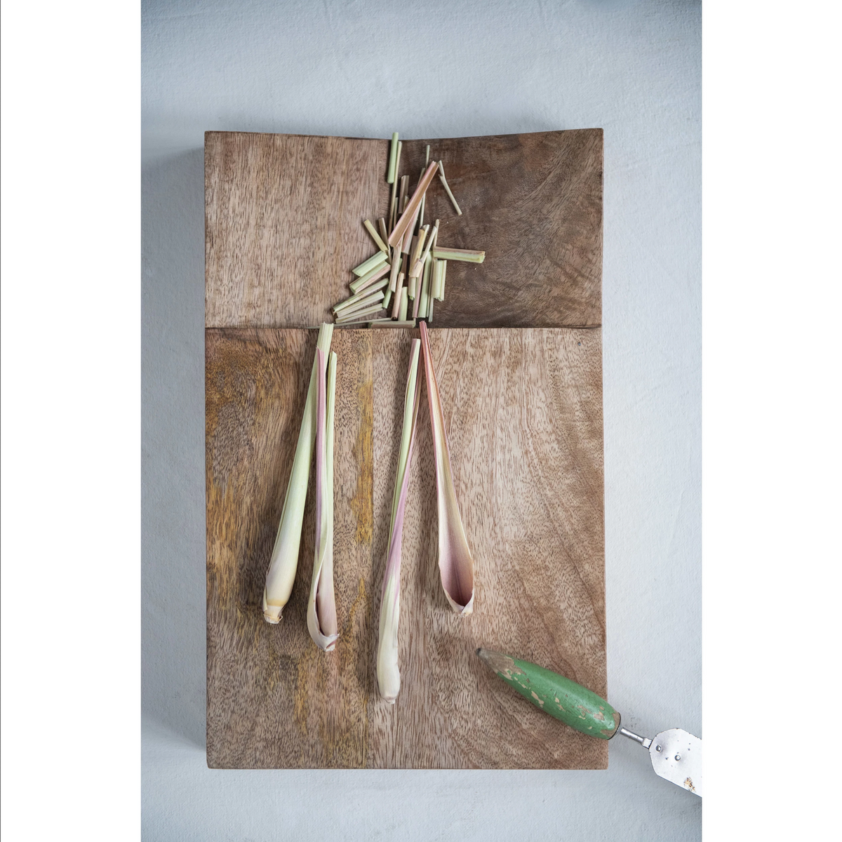 Mango Wood Cutting Board with Catch All Area — alternate view 2