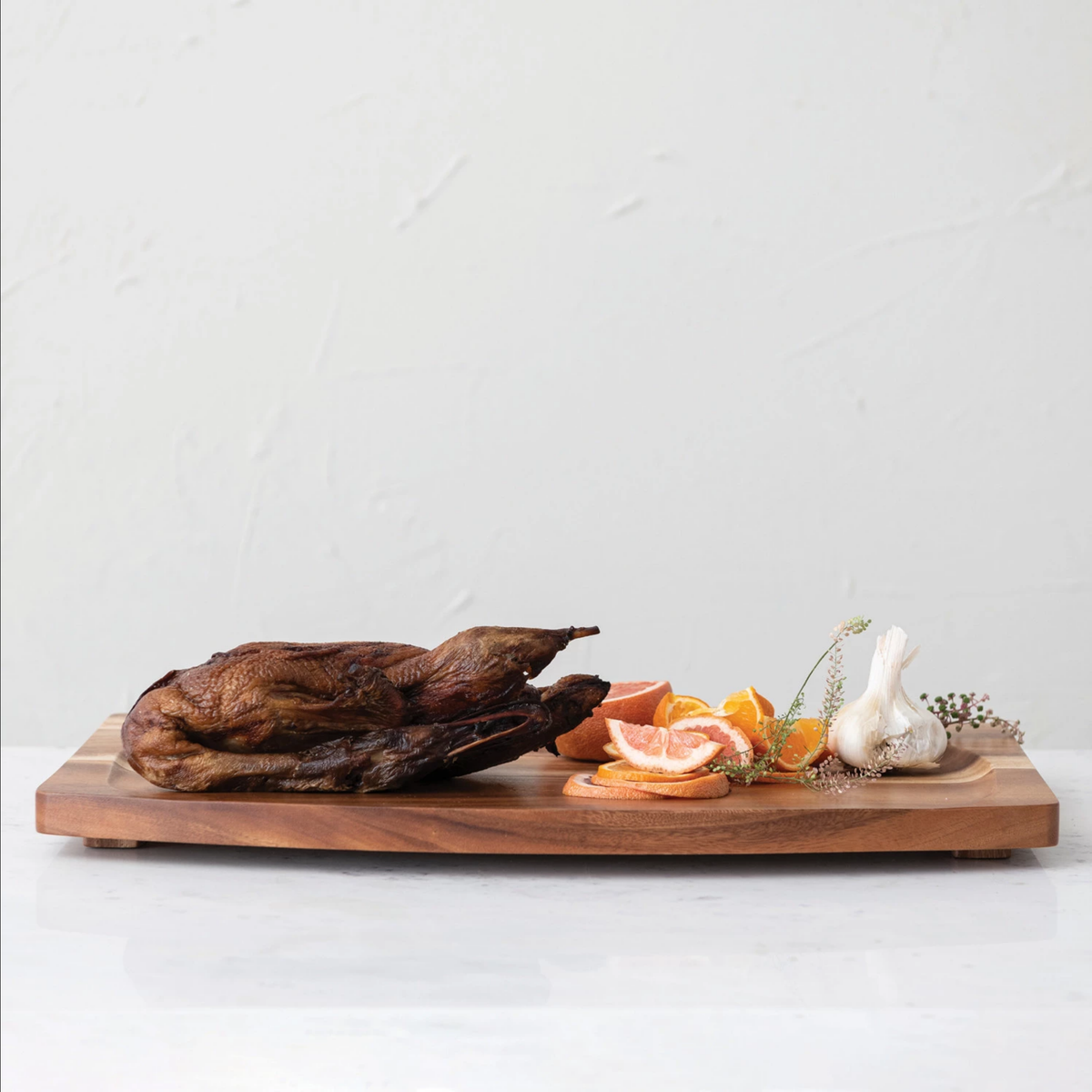 Suar Wood Slanted Cheese/Cutting Board, Natural — alternate view 2
