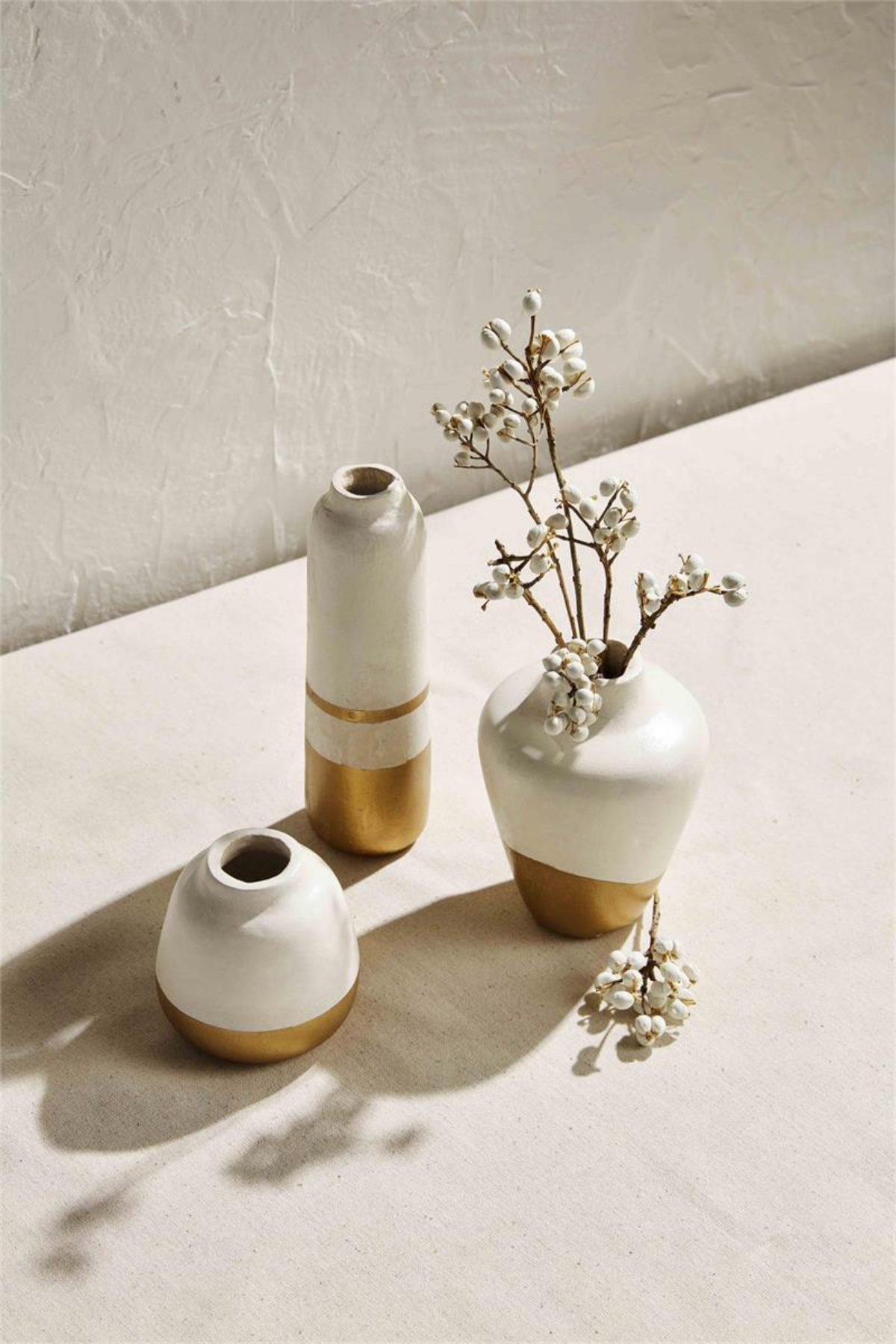 Gold Bud Vase- Tall — alternate view 2