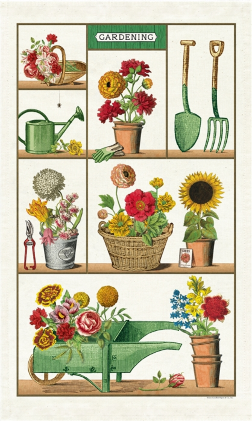Gardening Tea Towel