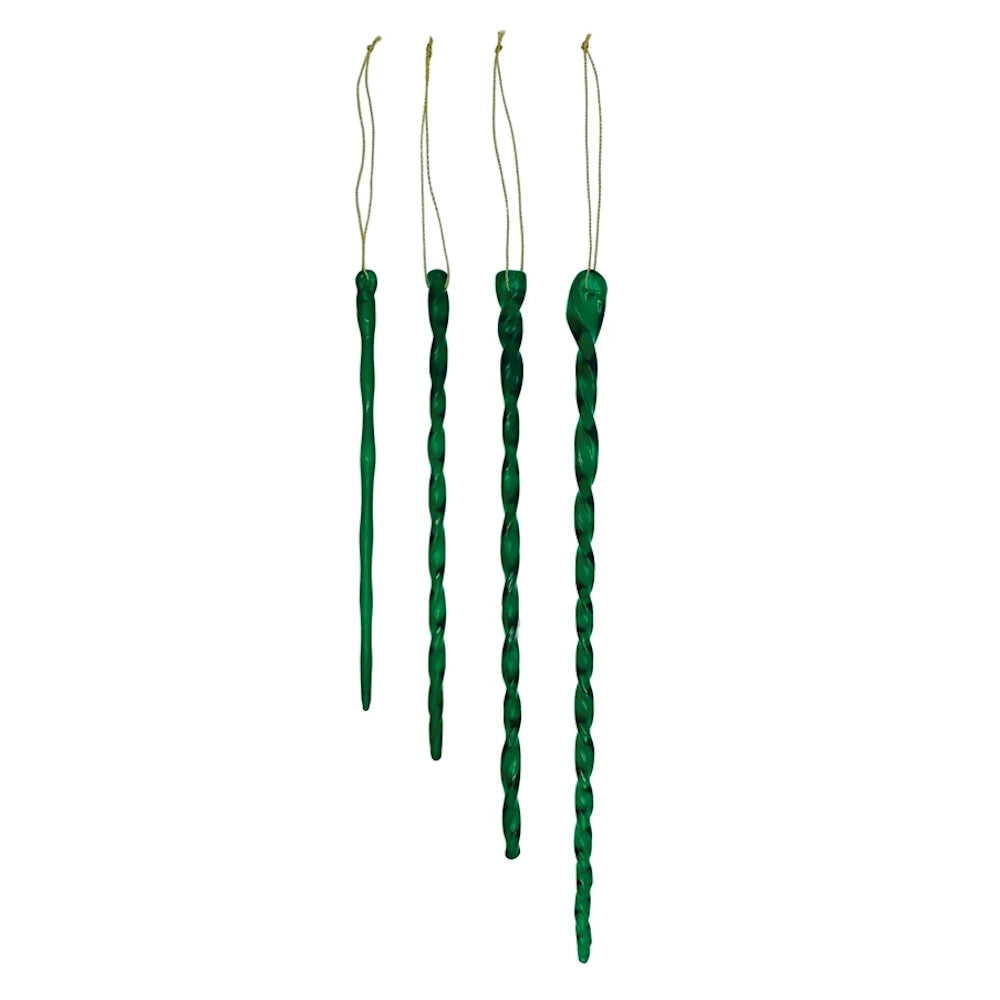 Handmade Glass Icicle Ornaments — alternate view 2