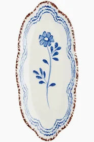 Blue Floral Everything Plate — alternate view 2