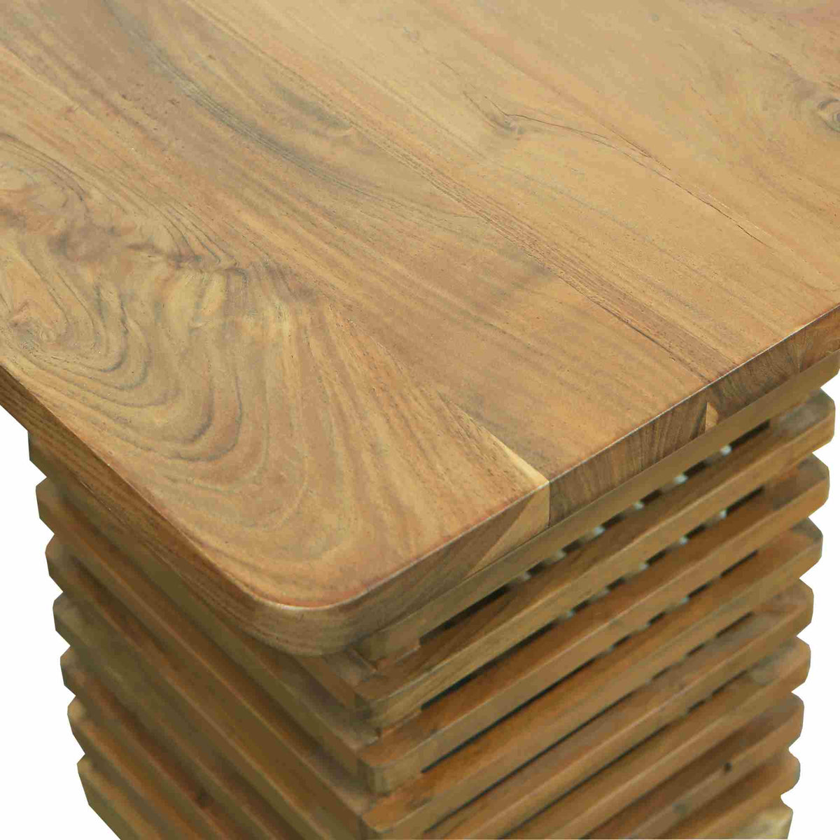 Modern Weaved Side Table — alternate view 3