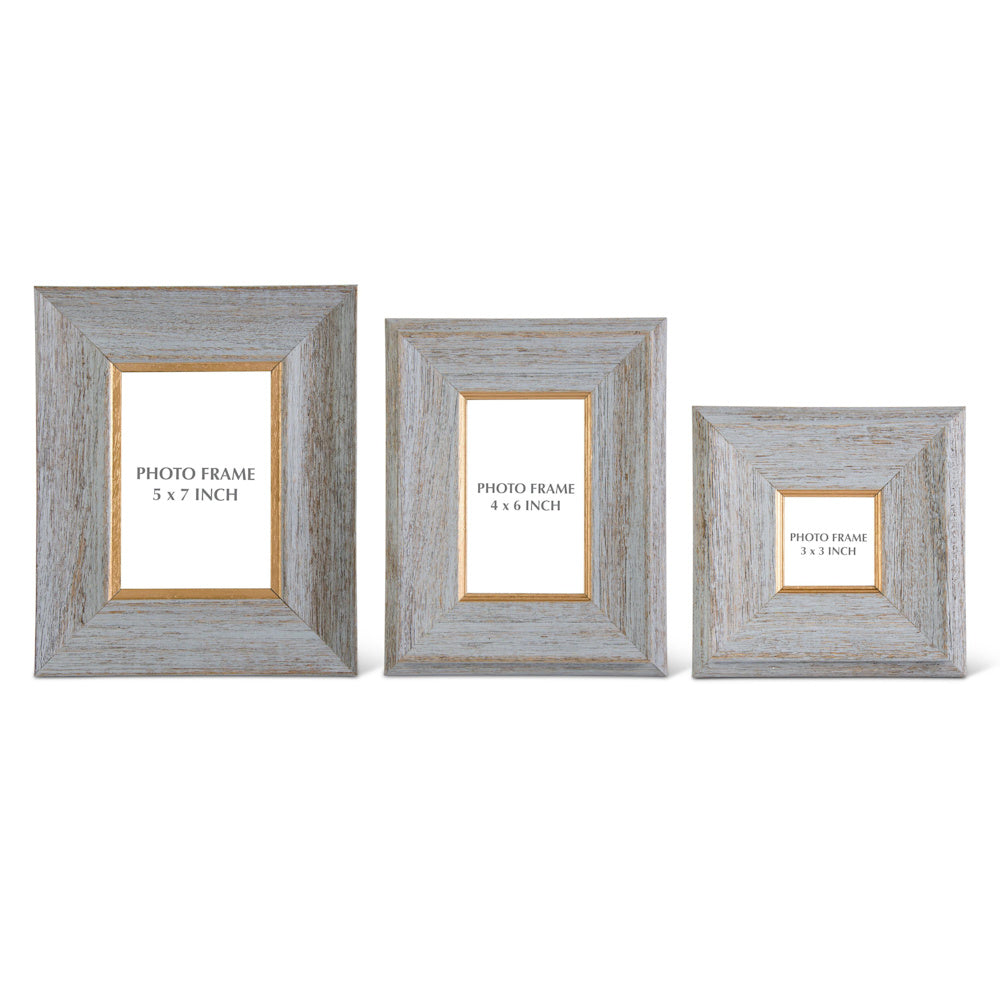 Large Slate Gray Photo Frame — alternate view 2