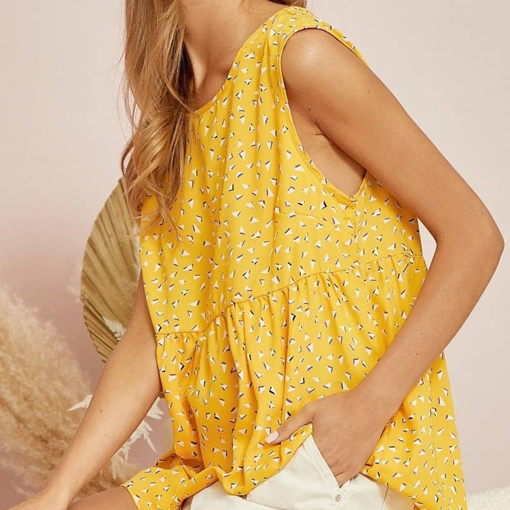 Sleeveless Babydoll Top — alternate view 3