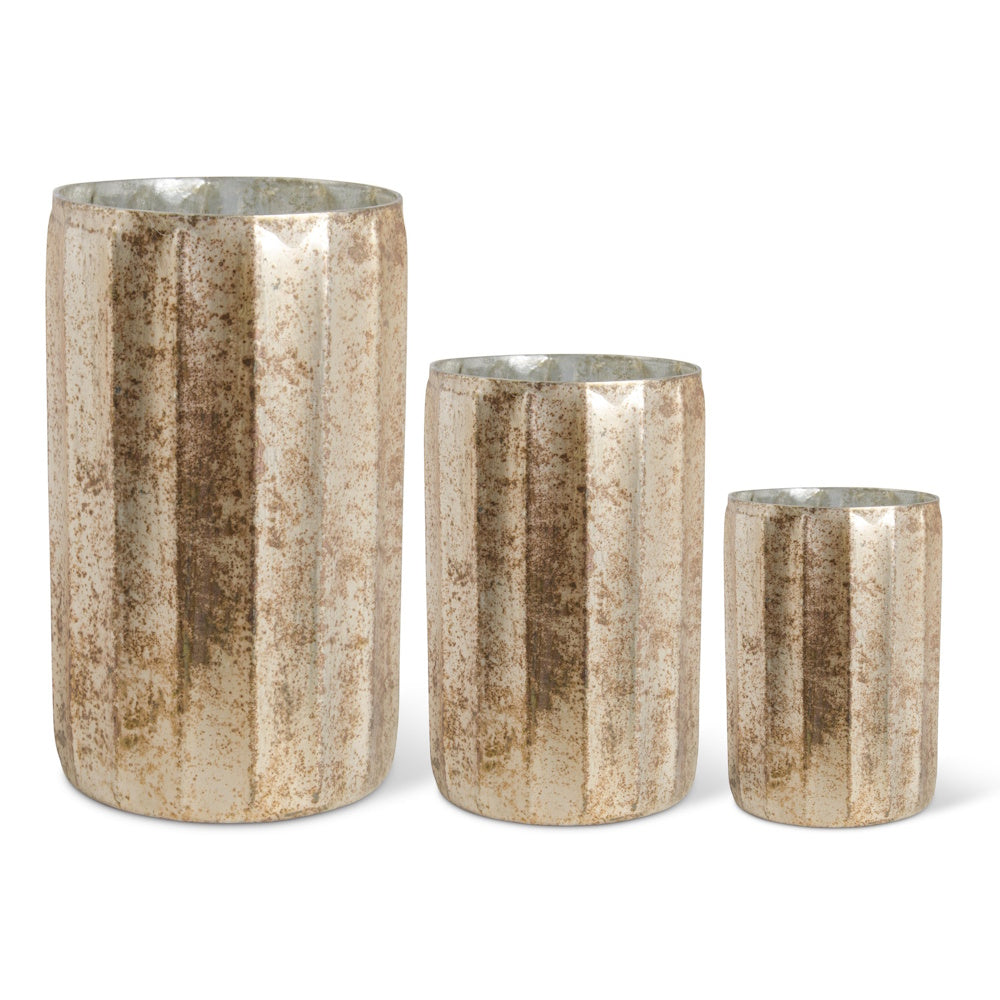 Small Camel Mercury Glass Container — alternate view 2