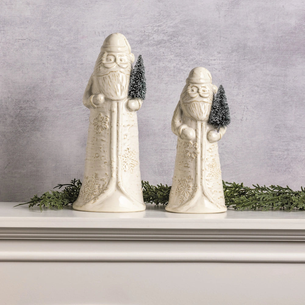 White Christmas Santa Sitter
