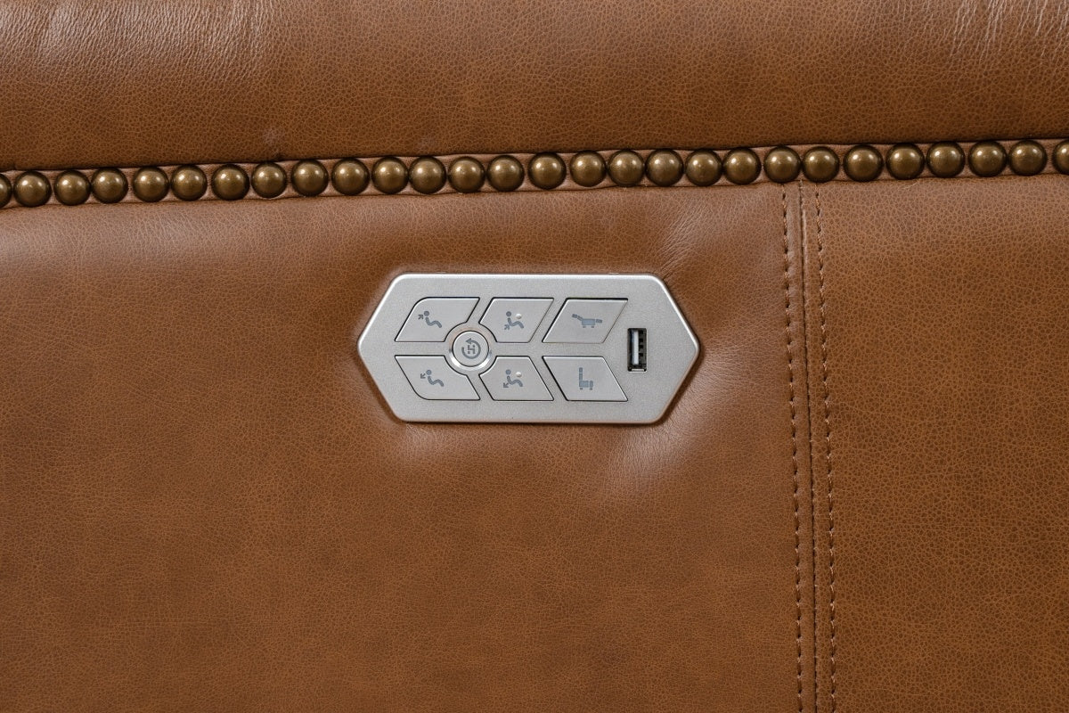 Smithfield Power Recliner: Bennington Saddle — alternate view 8
