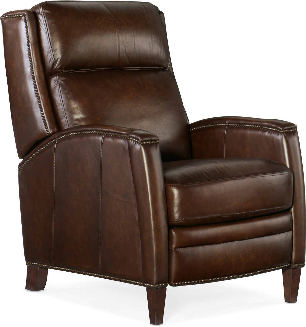 Declan Push Back Recliner - Brown