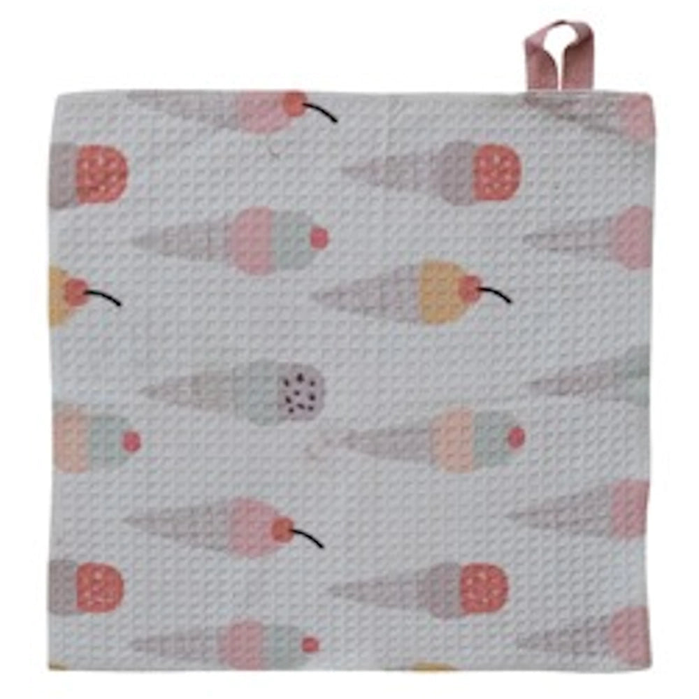 Square Printed Recycled Microfibre Dish Cloths — alternate view 7