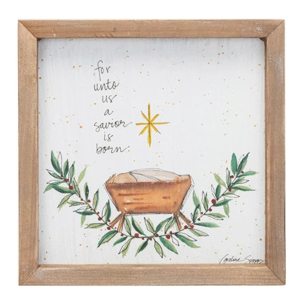 Square Wood Framed Wall Decor — alternate view 4