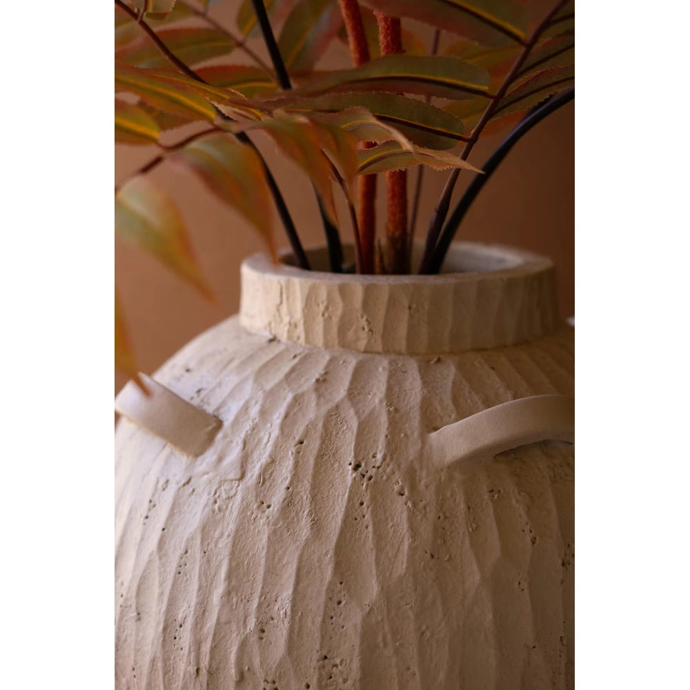 Stone Composite Urn with Four Handles — alternate view 2