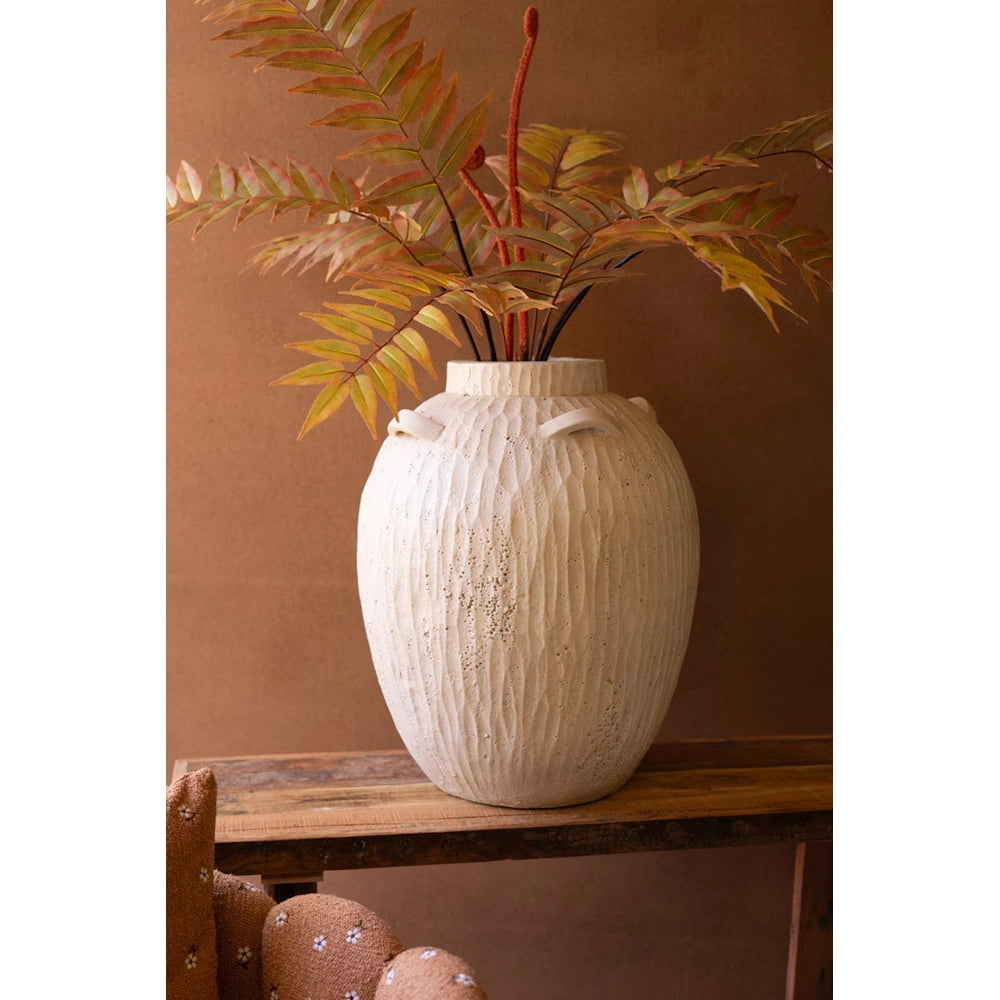 Stone Composite Urn with Four Handles — alternate view 3