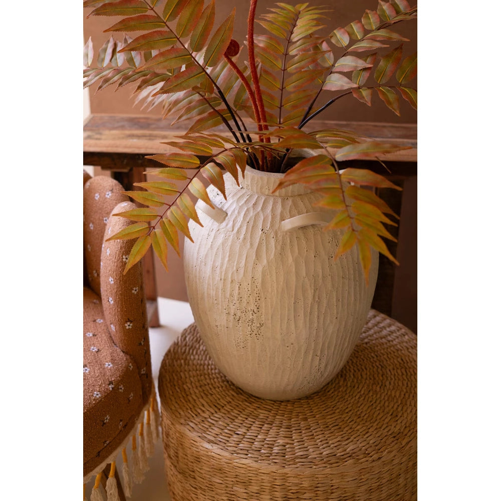 Stone Composite Urn with Four Handles — alternate view 4
