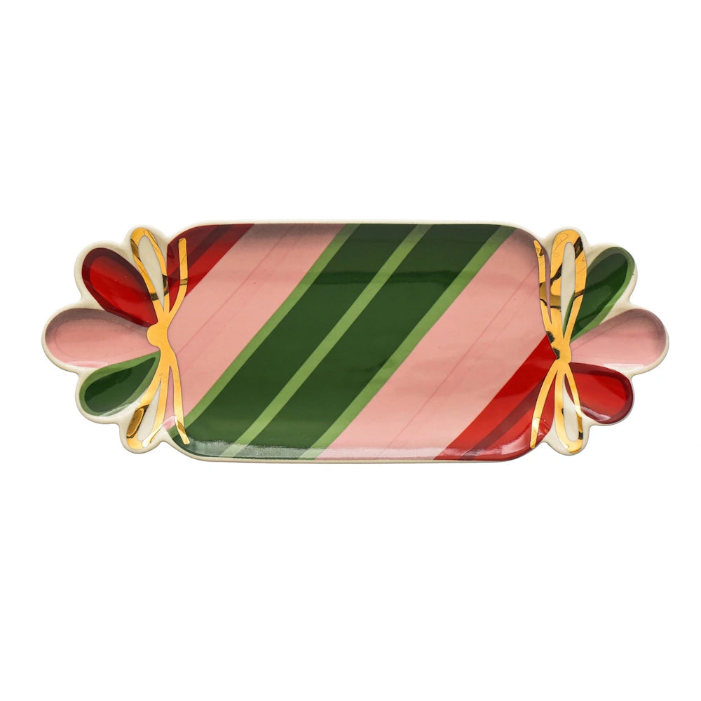 Stoneware Candy Shaped Plate — alternate view 2