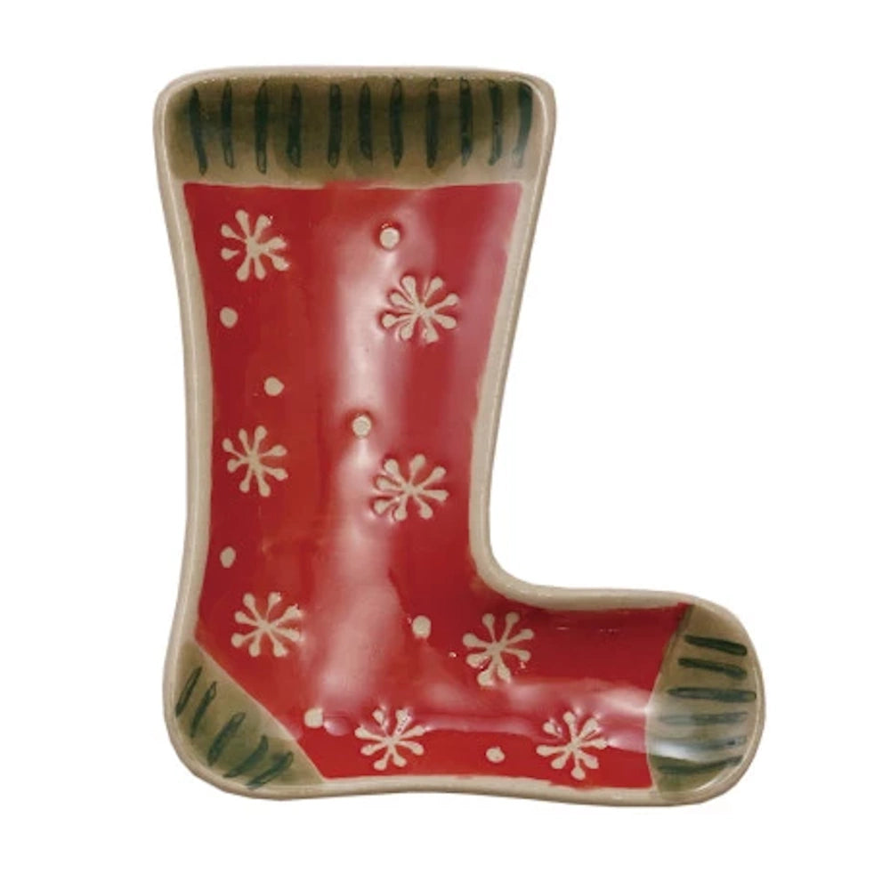 Stoneware Holiday Shaped Dish — alternate view 5