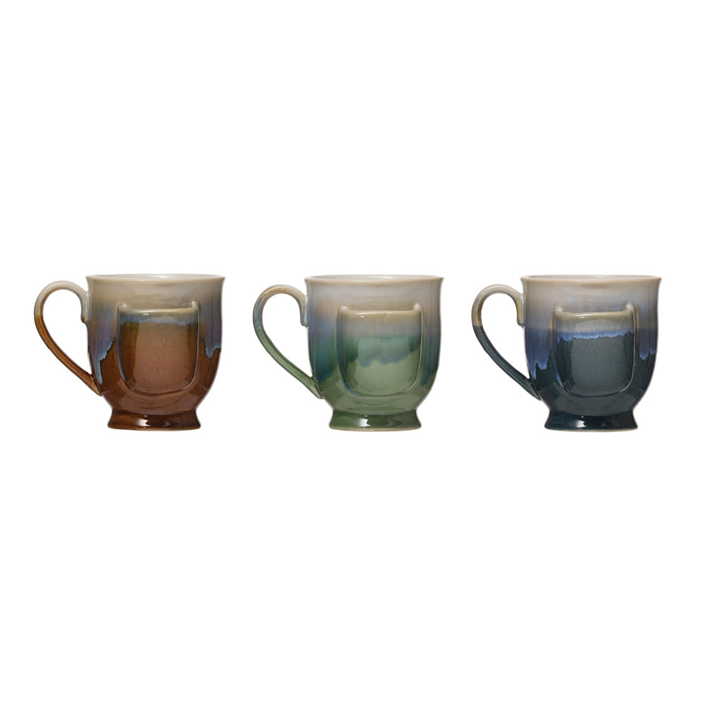 Stoneware Mug with Tea Bag Holder — alternate view 5
