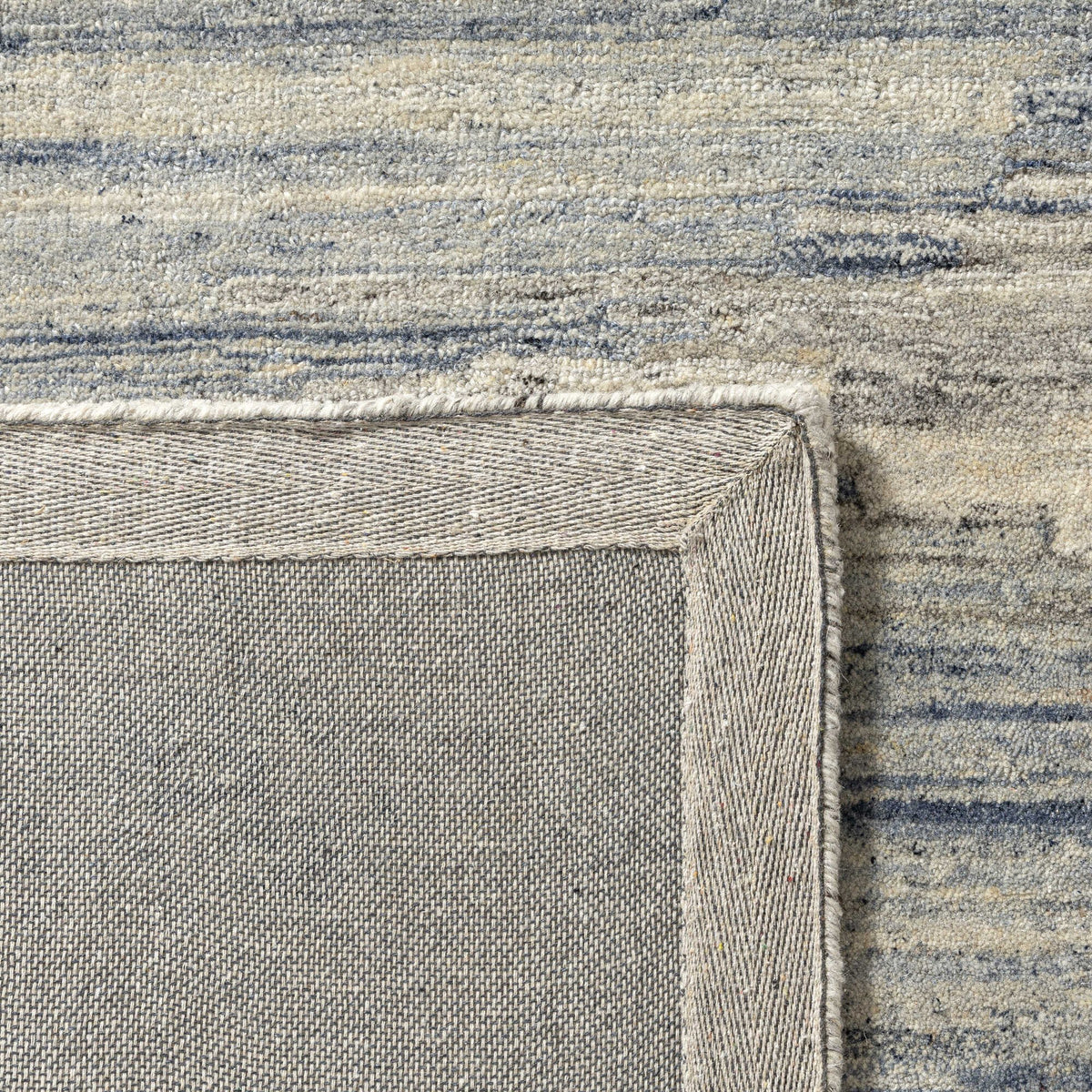 Blue / Gray Stripe Rug — alternate view 5