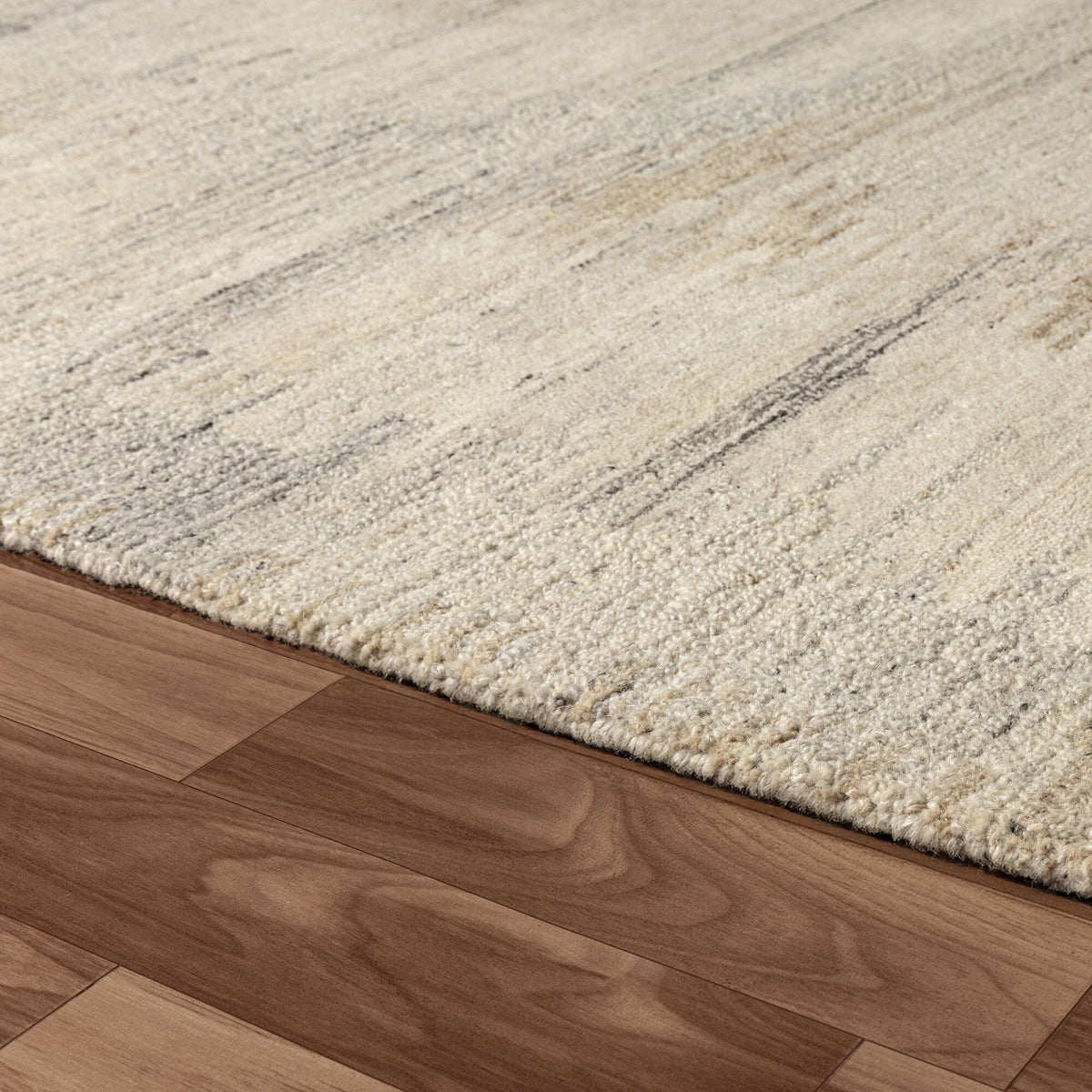 Cream/Tan Stripe Rug