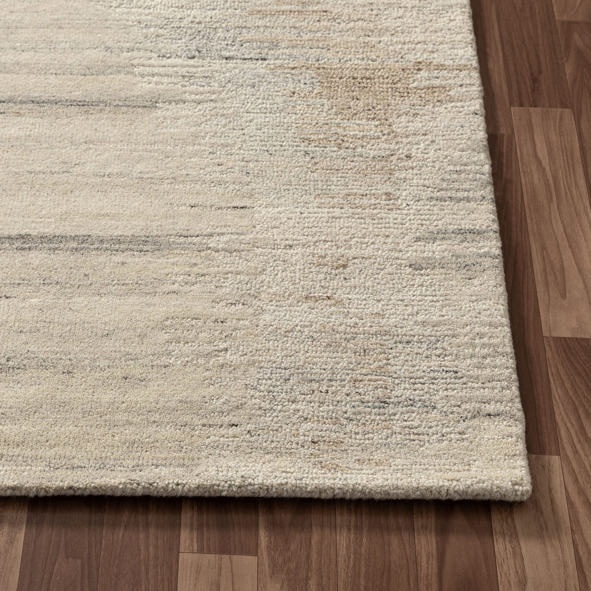 Cream/Tan Stripe Rug — alternate view 4