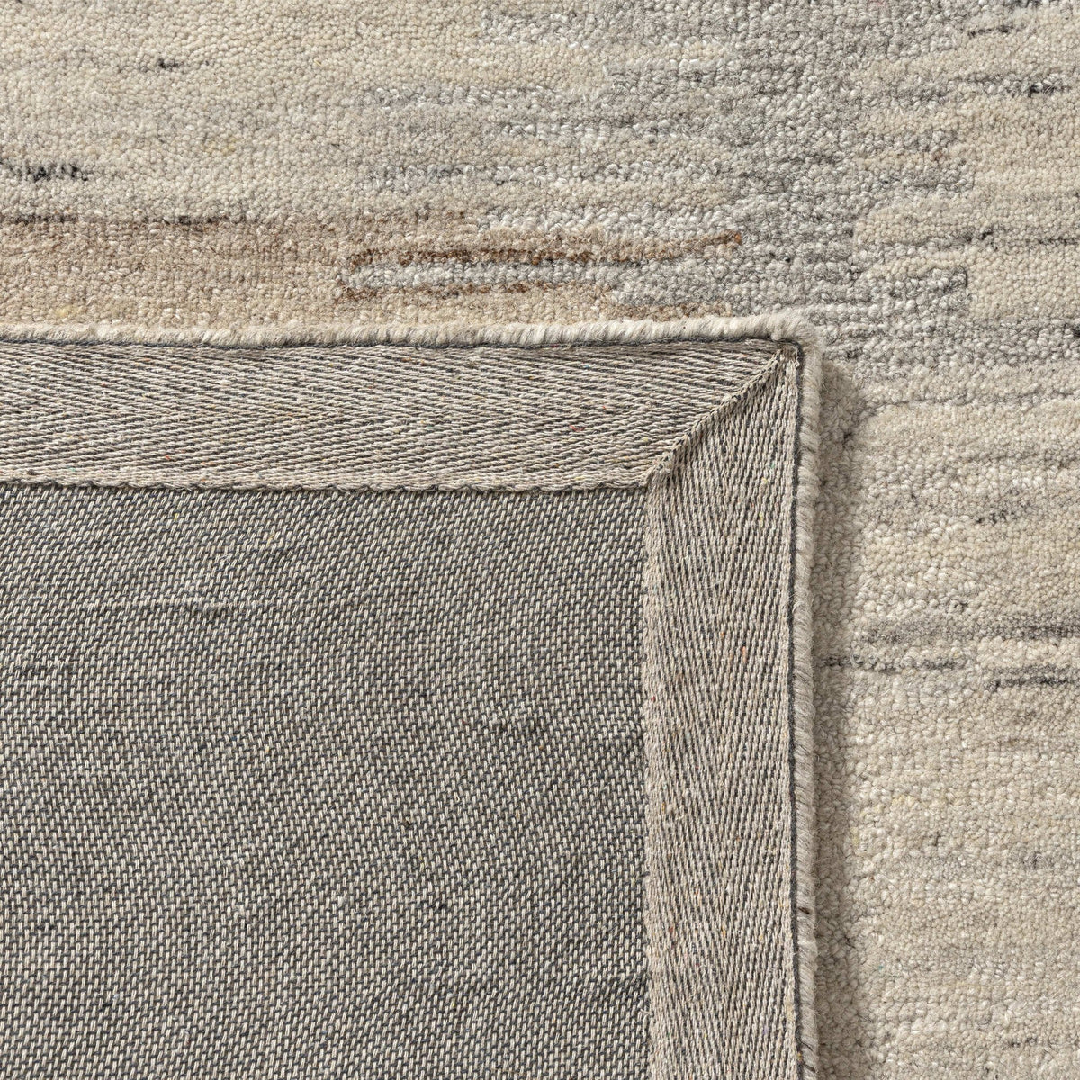 Cream/Tan Stripe Rug — alternate view 5