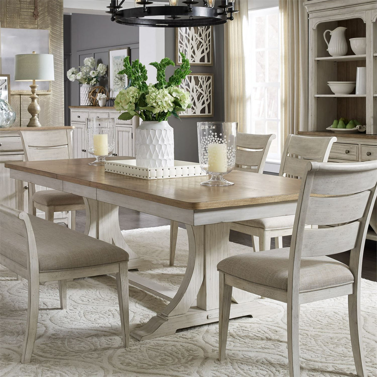 Farmhouse Reimagined TrestleTable — alternate view 3