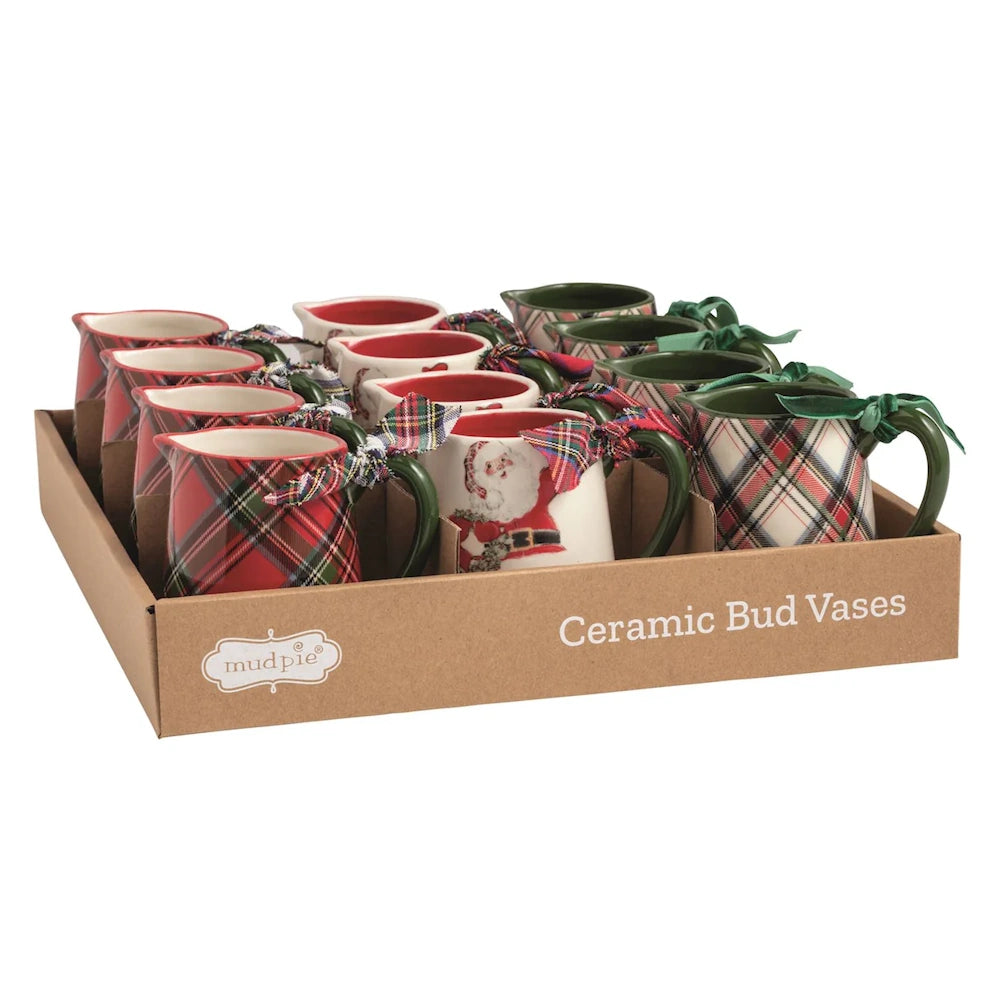 Tartan Christmas Bud Vase — alternate view 5