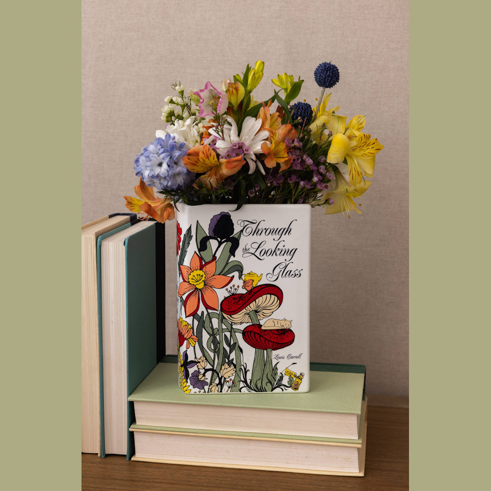 Through the Looking Glass Large Book Vase — alternate view 6
