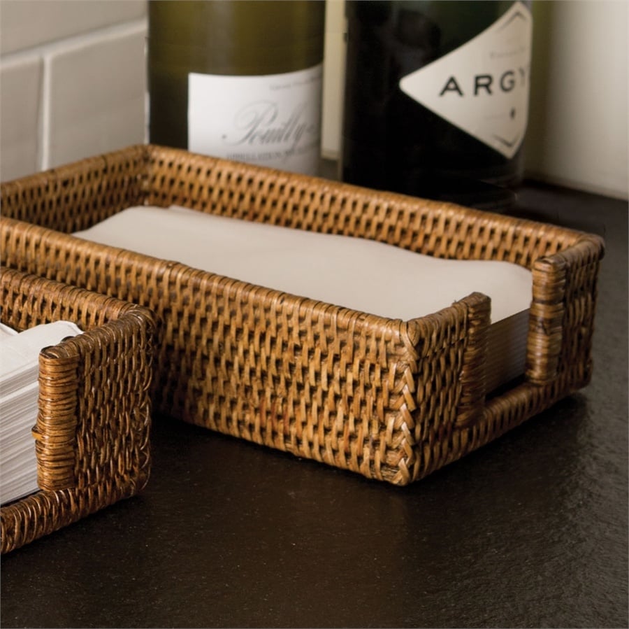 Burma Rattan Rectangular Guest Napkin Holder — alternate view 3