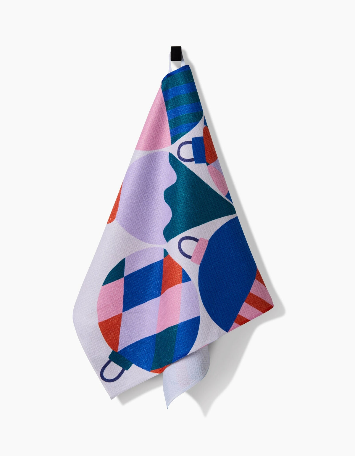 Vintage Christmas Baubles Tea Towel — alternate view 3
