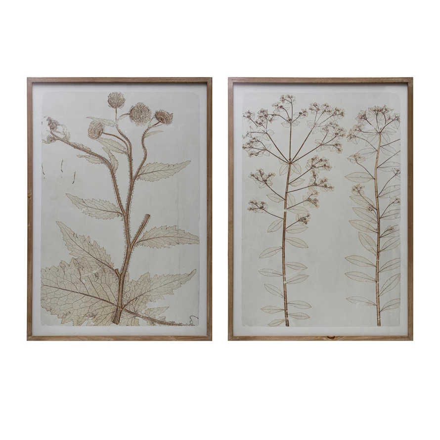 Wood Framed Glass Wall Décor — alternate view 4