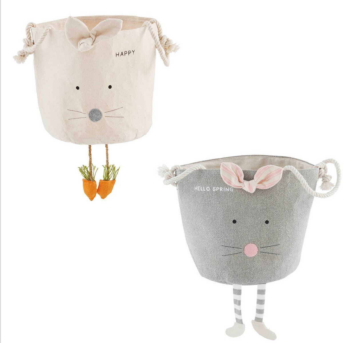 Bunny Dangle Leg Buckets- 2 Styles