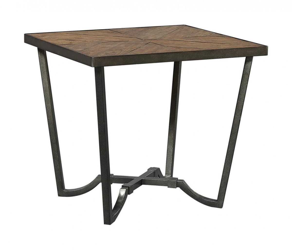 Mosaic End Table W/ Wood Top