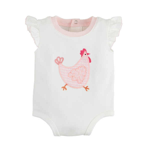 Chicken & Ditsy Farm Crawlers — alternate view 3