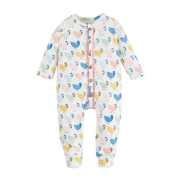 Chicken Print Baby Sleeper 3-6 Months