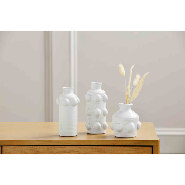 Short Beaded Stem Vase — alternate view 2