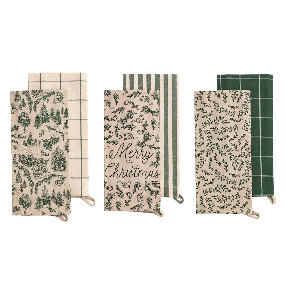 White Christmas Towel Set