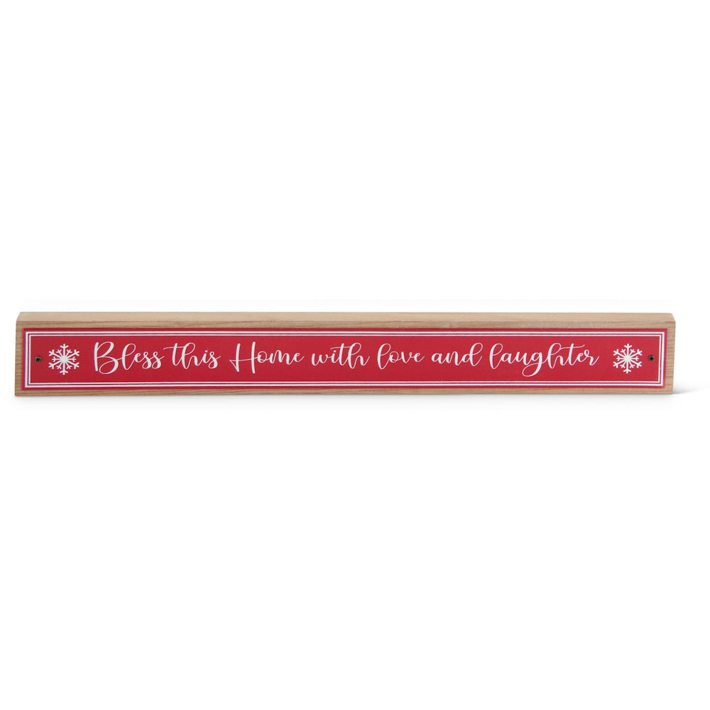 White & Red Enamel Holiday Message Signs — alternate view 5