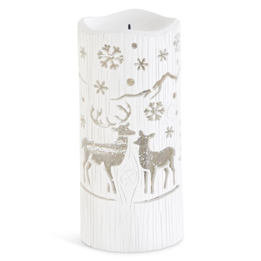 White Water Spinning LED Faux Candles — alternate view 3