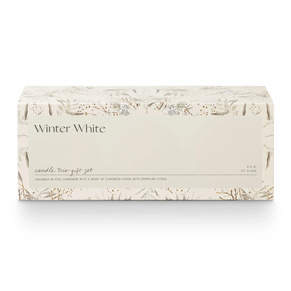 Winter White Candle Trio Gift Set — alternate view 3