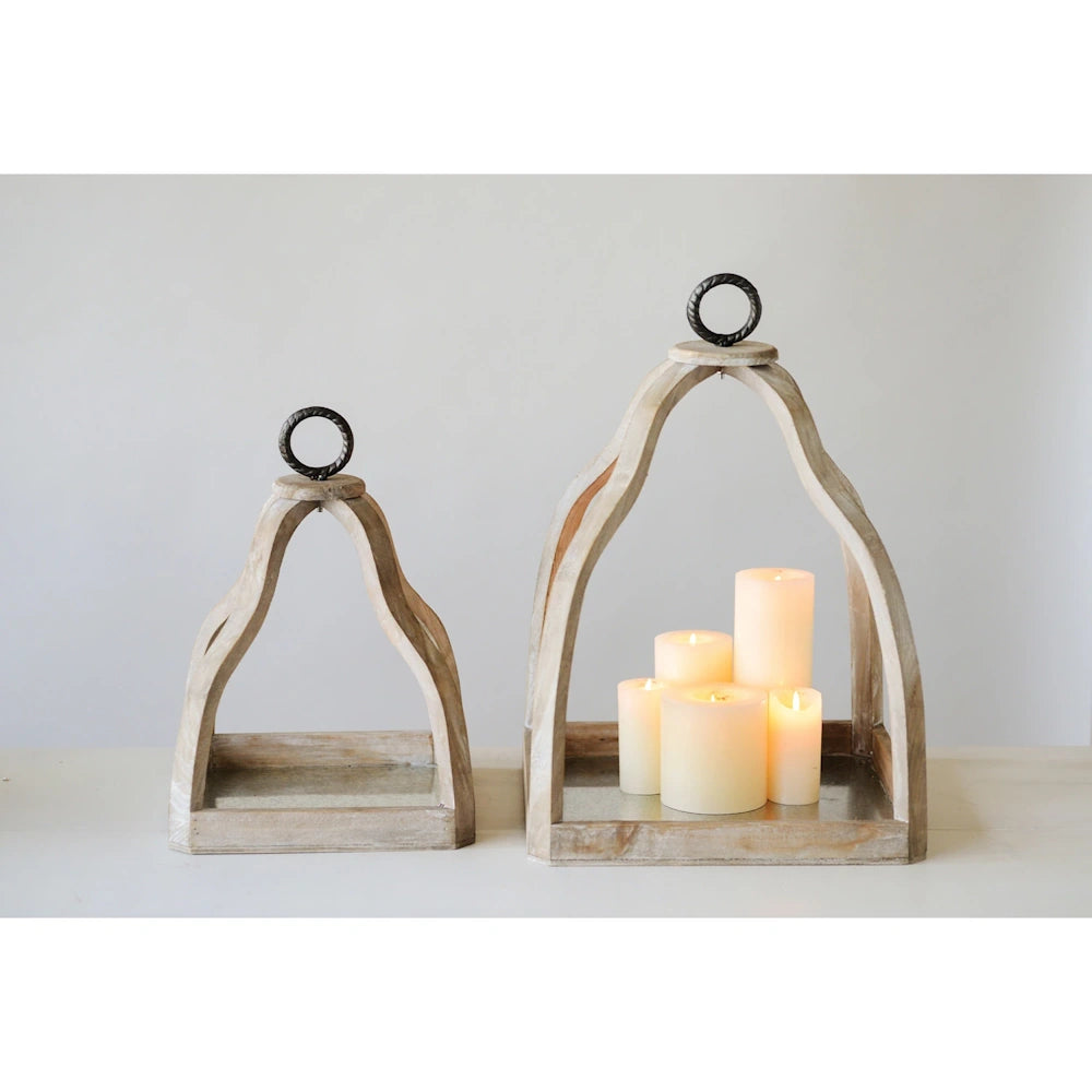 Wood & Metal Table Top Decor