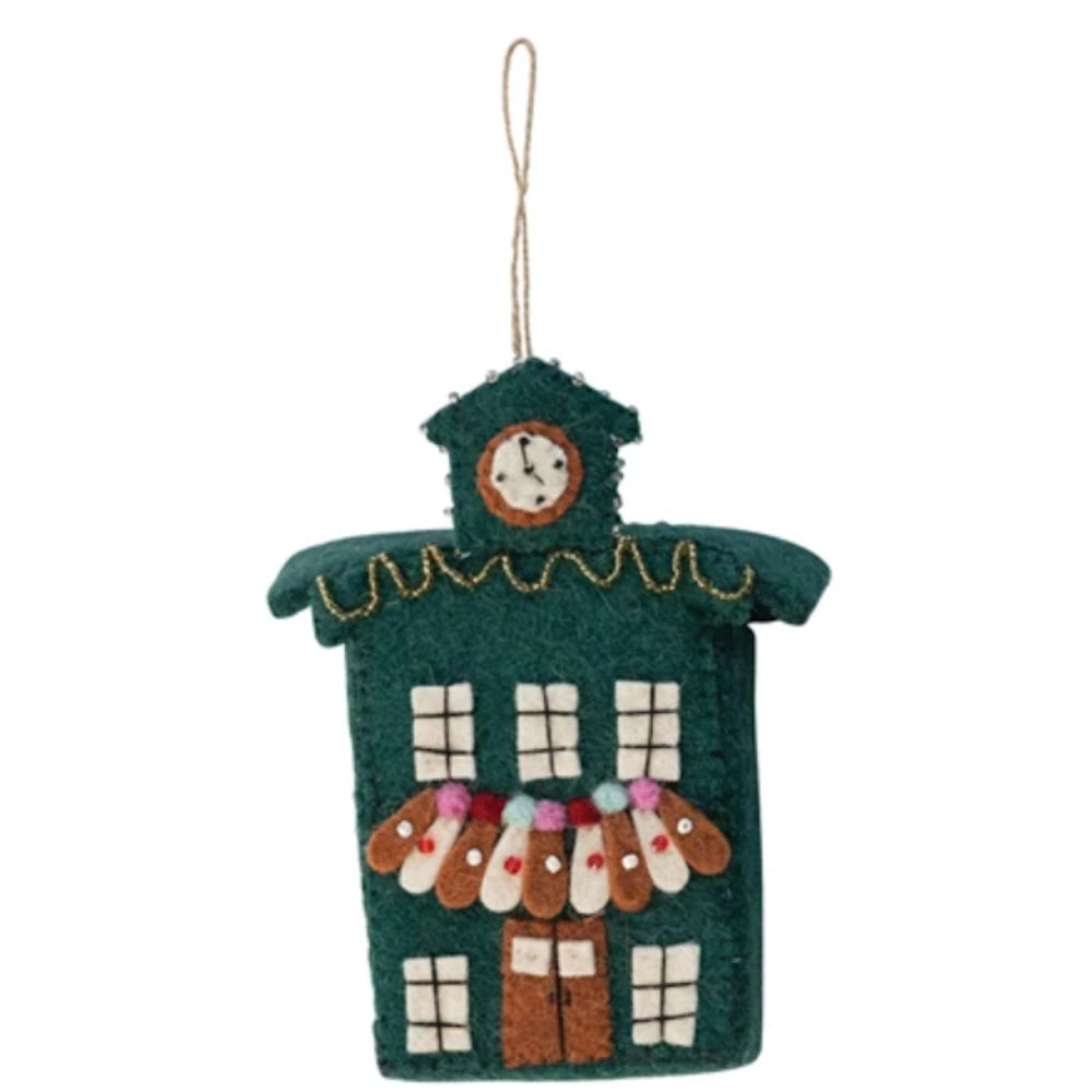 Handmade Wool Felt North Pole Village Ornament — alternate view 4