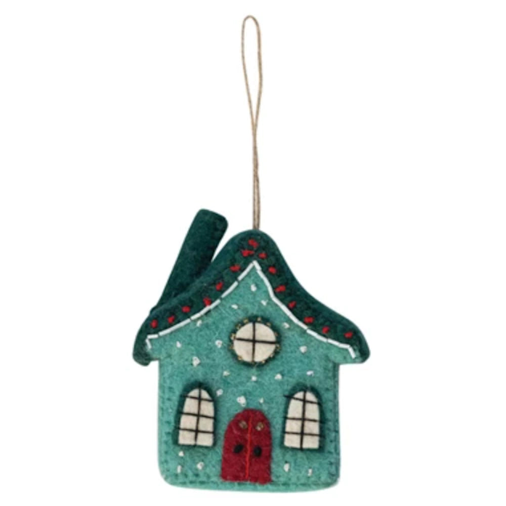 Handmade Wool Felt North Pole Village Ornament — alternate view 5